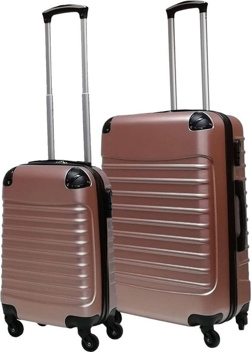 2-częściowy zestaw walizek ABS – Ventura-Rosegold-Trend Polska